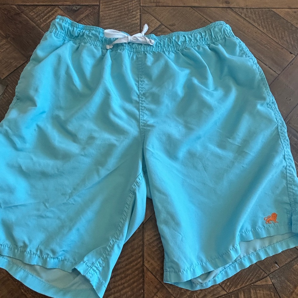Old Navy Light Blue Swim Trunks Men’s Size LG